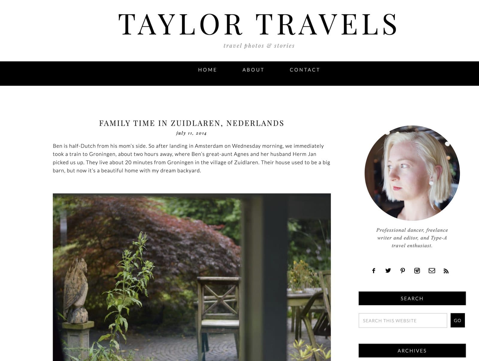 Taylor Travels blog