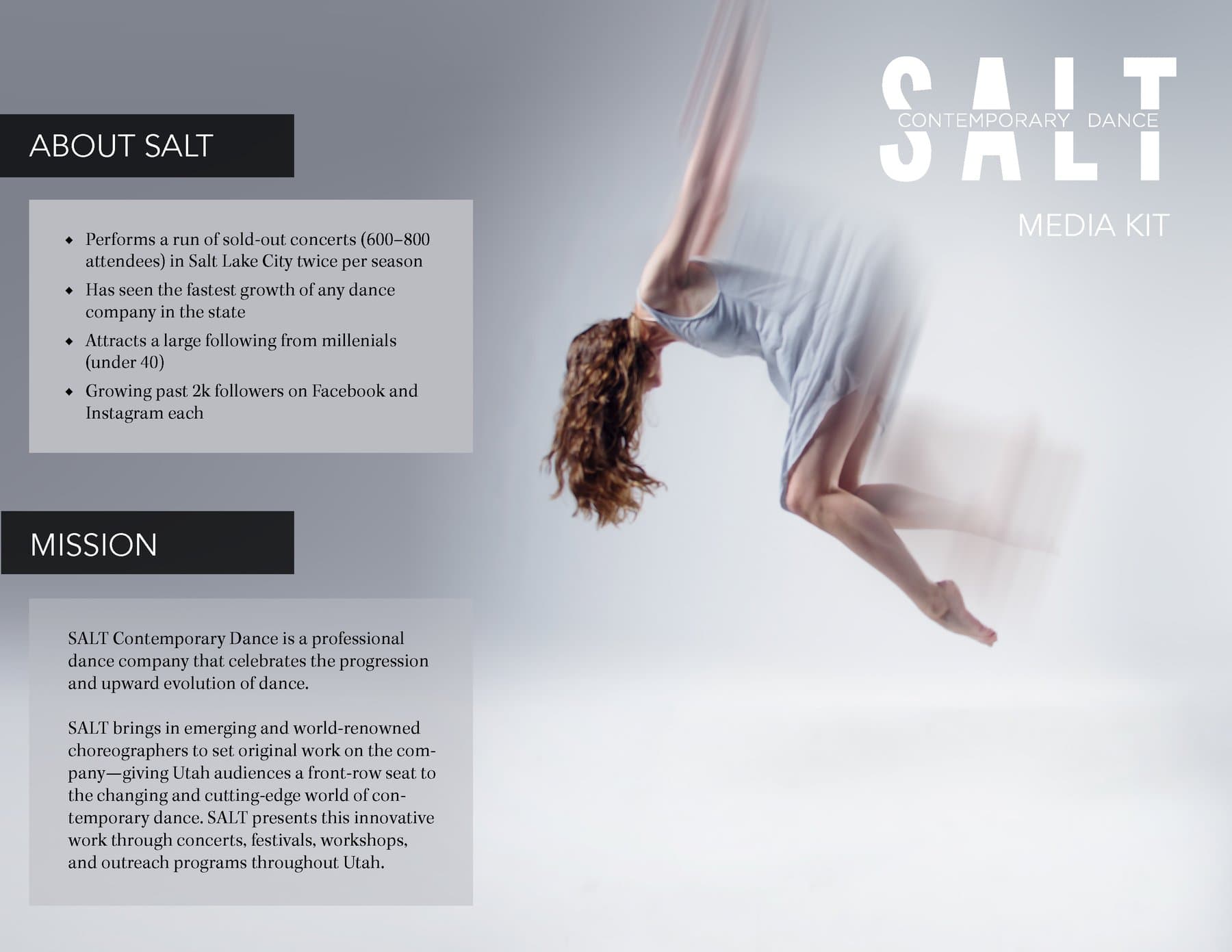 SALT Contemporary Dance work sample